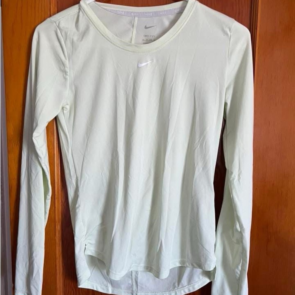 Nike Women's Light Cream Long Sleeve Tee